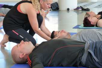 Yoga teacher Emma