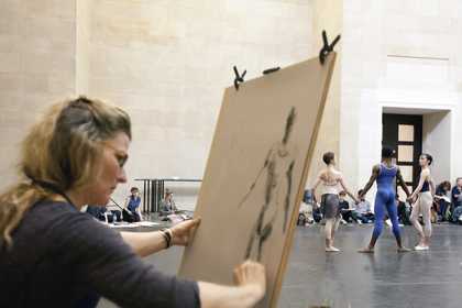 English National Ballet Live Drawing Class