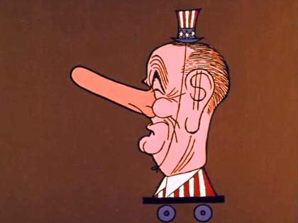 Ward Kimball Escalation 1968, film still. Courtesy Oddball Films