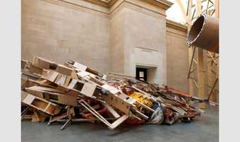 Phyllida Barlow installation at Tate Britain