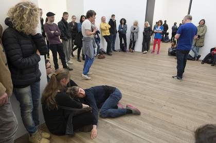 Boris Charmatz expo zéro Photo: Olivia Hemingway © Tate Photography, 2015