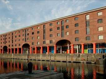 The exterior of Tate Liverpool