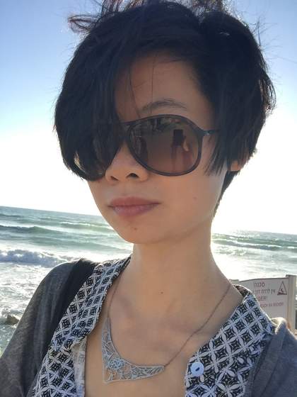Photograph of artist Fang Lu