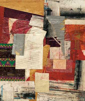 Kurt Schwitters, Untitled (Quality Street) 1942-1943, Collage, 25x20.8cm