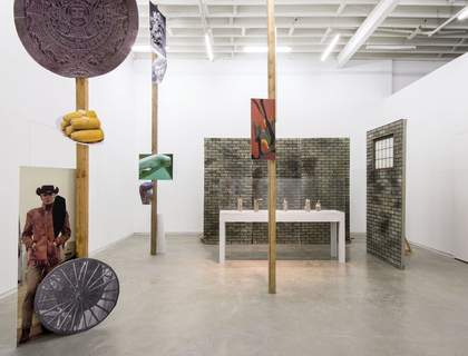 Geoffrey Farmer, The Grass and the Banana go for a walk, 2013