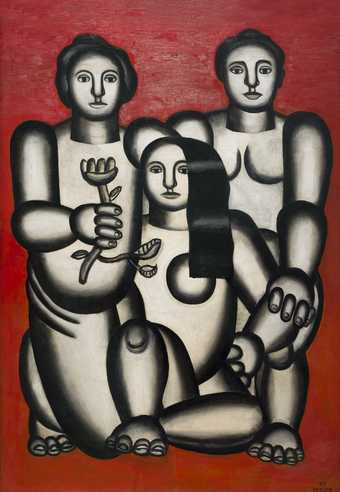 Fernand Léger, Trois femmes sur fond rouge 1927