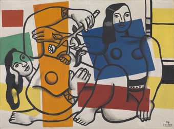 Fernand Léger, Two Women Holding Flowers 1954