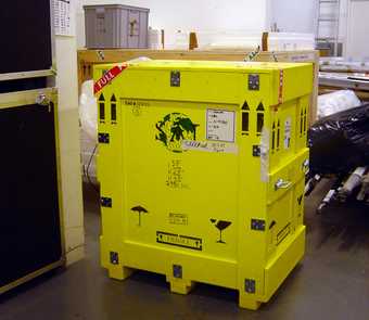 Typical crate on arrival