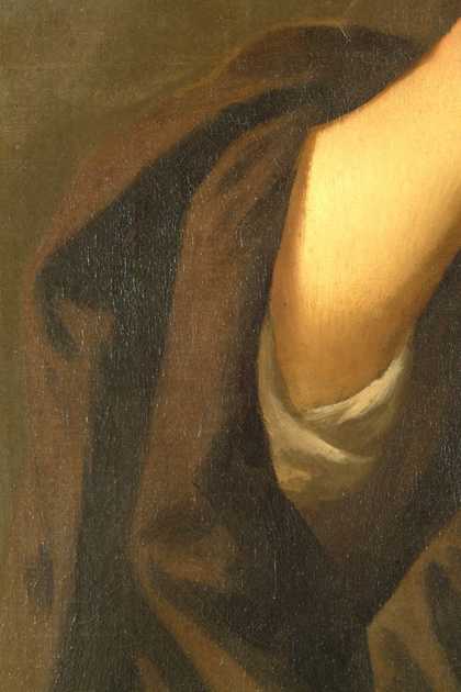 Fig.10 Detail of the man’s right forearm