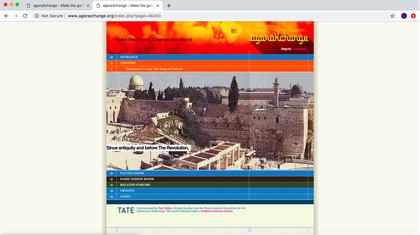 A homepage featuring a menu leading to game areas and discussion forums.