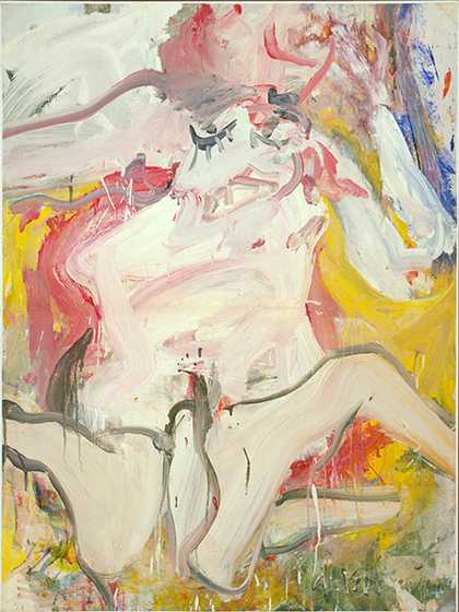 Willem de Kooning, Woman on a Sign I 1967