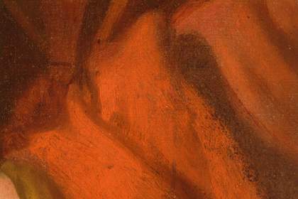 Fig.11 Detail of the red drapery