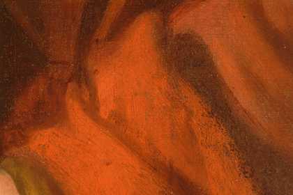 Fig.11 Detail of the red drapery