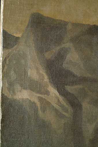 Fig.11 Detail of the drapery and background