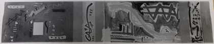 Photograph of Hans Hofmann’s untitled sketch for the 711 Third Avenue mural, 1955