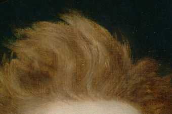 Fig.12 Detail of the hair and the background