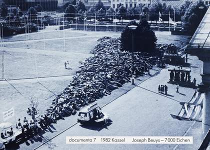 Fig.12 Joseph Beuys, 7000 Oak Trees 1982