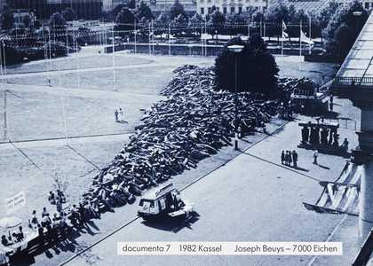 Fig.12 Joseph Beuys, 7000 Oak Trees 1982