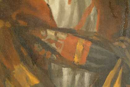 Fig.13 Detail of the brushwork in the costume