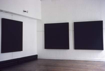 Installation view of the exhibition Ad Reinhardt, Institute of Contemporary Arts, London 1964