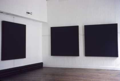 Installation view of the exhibition Ad Reinhardt, Institute of Contemporary Arts, London 1964