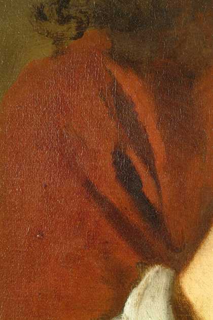 Fig.14 Detail of the drapery at the shoulder