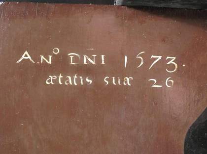 Fig.14 The left-hand inscription in the background