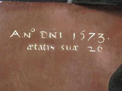 Fig.14 The left-hand inscription in the background