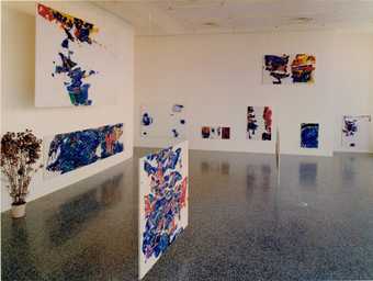Fig.14 Installation view of the Sam Francis retrospective at the Museum of Fine Arts, Houston, 1967