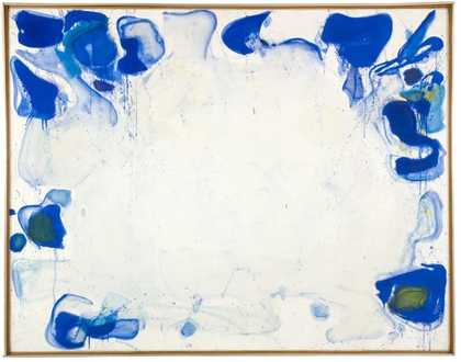Fig.16 Sam Francis, Blue in Motion (No.3) 1960, 1962