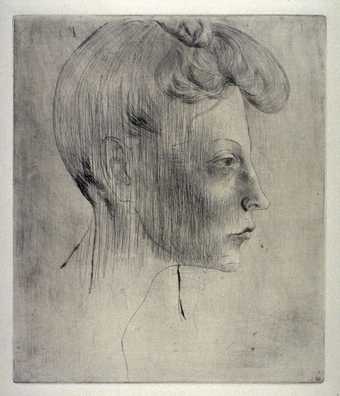Pablo Picasso Head of a Woman in Profile 1905