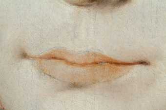 Fig.17 Detail of the sitter’s mouth