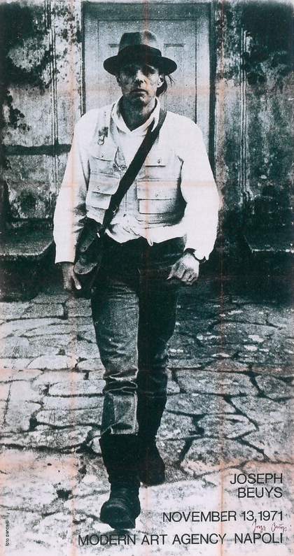 Fig.1 Joseph Beuys, Poster for the exhibition La rivoluzione siamo Noi at Modern Art Agency, Naples, 1971