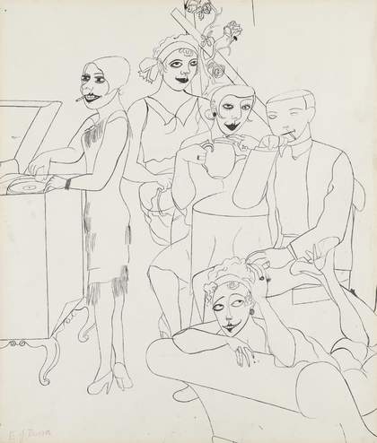Edward Burra Jazz Fans 1928–9 TP19