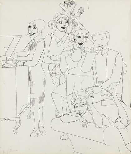 Edward Burra Jazz Fans 1928–9 TP19