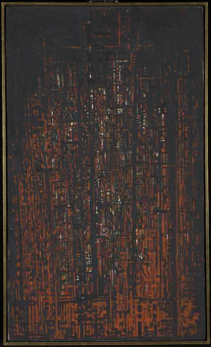 Fig.1 Norman Lewis, Cathedral 1950