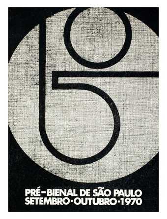 Fig.1 Cover of the catalogue to São Paulo Pre-Biennial 1970, Fundação Bienal de São Paulo, São Paulo 1970 Courtesy Bienal de São Paulo