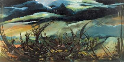 Fig.1 Ben Enwonwu, Storm Over Biafra 1972