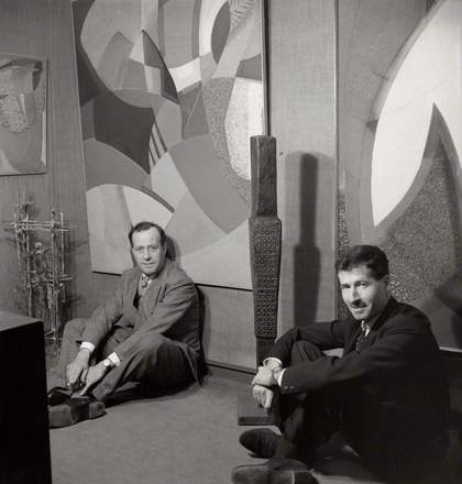 Charles Gimpel and Peter Gimpel 1958