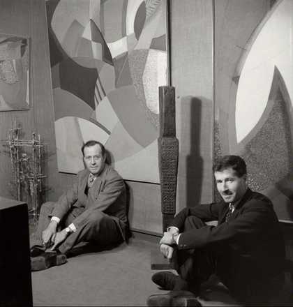 Charles Gimpel and Peter Gimpel 1958