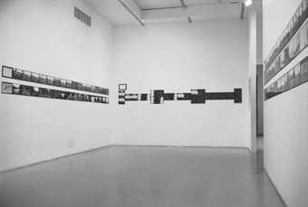 Installation view of Projects: Pier 18 at the Museum of Modern Art, New York, 1971, featuring the work of Gordon Matta-Clark