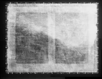 X-radiograph of Mountain Landscape with Dancing Shepherd