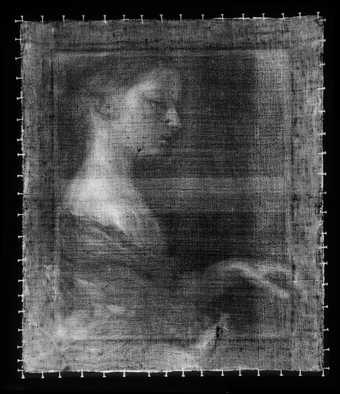 Fig.2 X-radiograph of Portrait of a Young Girl