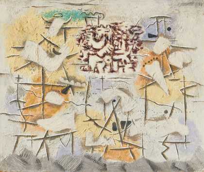 Fig.20 Willi Baumeister, Scherzo (Riesen Abschied) 1948