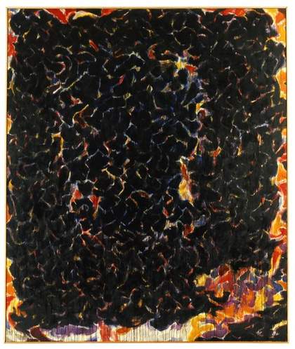 Fig.21 Sam Francis, Deep Orange and Black 1953–5