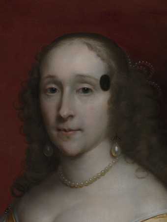 Fig.2 Detail of the face of Portrait of an Unknown Lady 1659