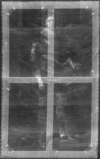 Fig.2 X-radiograph of Portrait of James Hamilton, Earl of Arran, Later 3rd Marquis and 1st Duke of Hamilton, Aged 17 1623