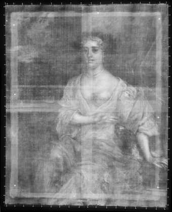 Fig.2 X-radiograph of Portrait of an Unknown Woman