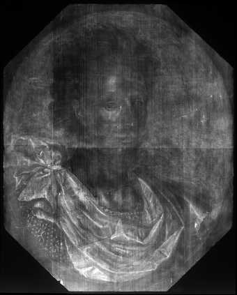 Fig.2 X-radiograph of the whole painting
