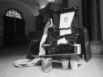 Fig.2 Joseph Beuys, Terremoto 1981, installed in the Palazzo Braschi, Rome, 1981